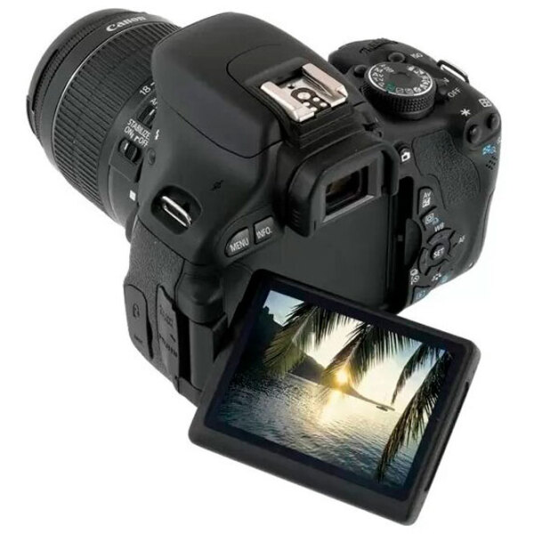 Cameră foto Canon EOS 600D + EF-S18-55 IS II Kit Black CMOS, 18 MP, f/ 3.5 - f/ 5.6 photo 4