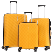 Чемодан CCS 5224 Set Желтый 105л  