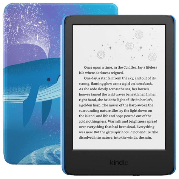 Электронная книга Amazon Kindle Paperwhite Kids (11th Generation) 16 ГБ Space Whale  photo 1