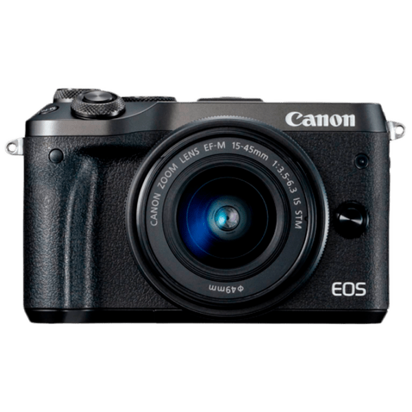 Cameră foto Canon EOS M6 EF-M 15-45 STM KIT + EF-M 15-45 STM Kit Black CMOS, 25.8 MP, F 3.5 - F 6.3 photo 1