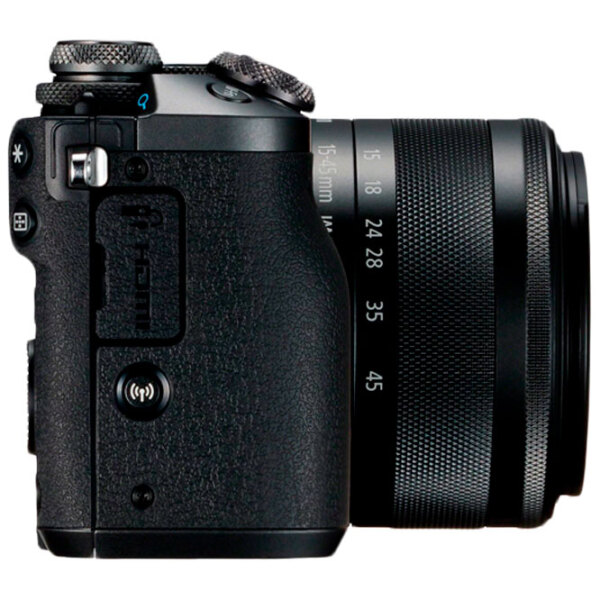 Cameră foto Canon EOS M6 EF-M 15-45 STM KIT + EF-M 15-45 STM Kit Black CMOS, 25.8 MP, F 3.5 - F 6.3 photo 3