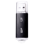 USB Flash Silicon Power Blaze B02 8 GB Black USB 3.2, Plastic
