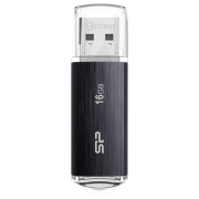 USB Flash Silicon Power Blaze B02 16 GB Black USB 3.1, Plastic
