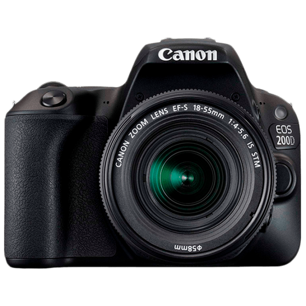 Cameră foto Canon EOS 200D + EF-S18-55 IS STM Kit Black CMOS, 24.2 MP, F 4.0 - F 5.6 photo 1