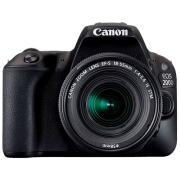 Cameră foto Canon EOS 200D + EF-S18-55 IS STM Kit Black CMOS, 24.2 MP, F 4.0 - F 5.6