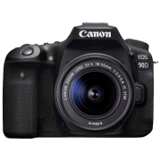 Cameră foto Canon EOS 90D + EF-S18-55 IS STM Kit Black CMOS, 32.5 MP, f/ 3.5 - f/ 5.6
