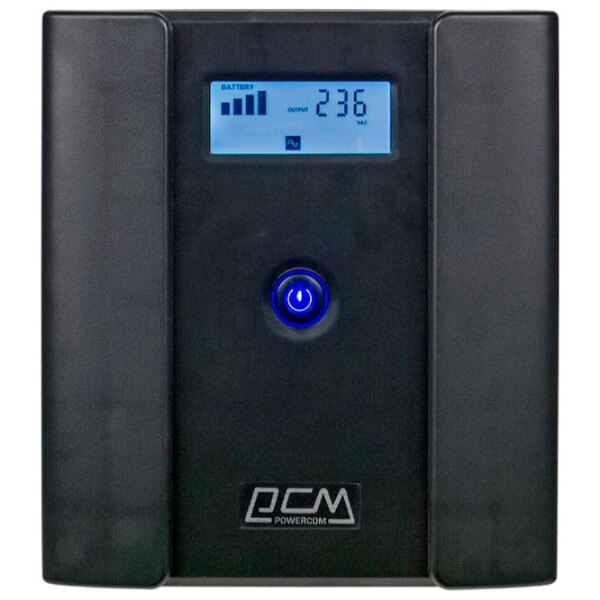 ИБП PowerCom RPT-1500AP (900/ 1500) Черный  photo 2