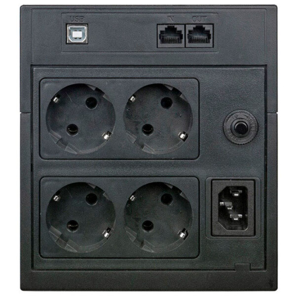ИБП PowerCom RPT-1500AP (900/ 1500) Черный  photo 3