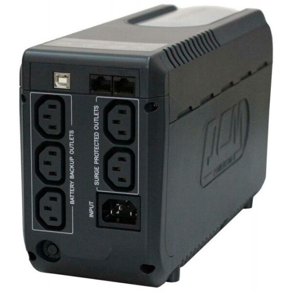 UPS PowerCom IMD-625AP (375/ 625VA) Black  photo 5