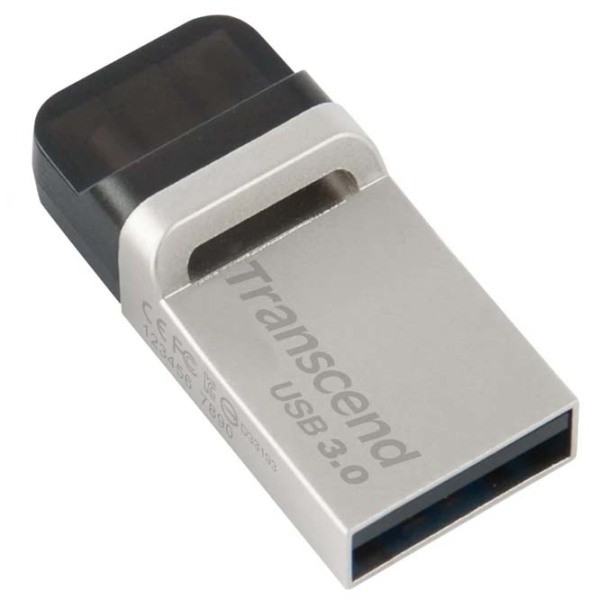 USB Flash Transcend JetFlash 880 64 GB Silver USB 3.1/ USB Type-A, Metal photo 2