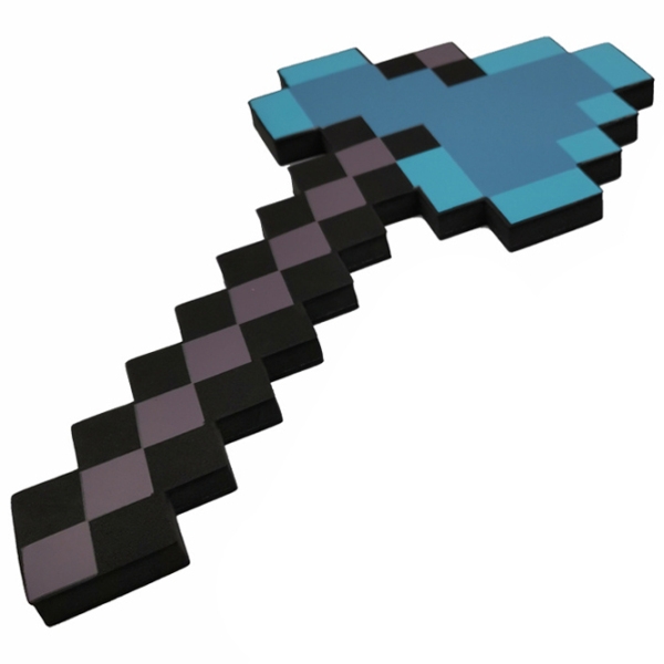 Jucărie Minecraft Minecraft Pixel Foam Blue pentru băieți, 3+ photo 1