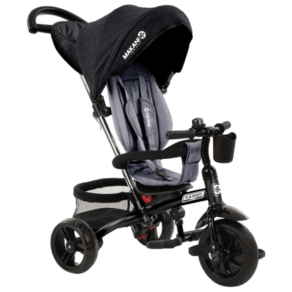 Triciclu Makani Xammy Black Aluminiu/ Pentru copii photo 1