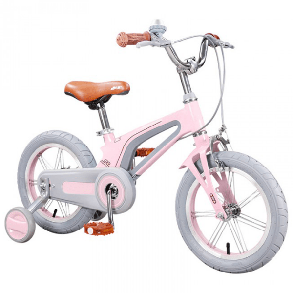 Bicicletă Glamvers Miracle 16" 16" Pink Gray Aliaj de magneziu / Pentru copii photo 2