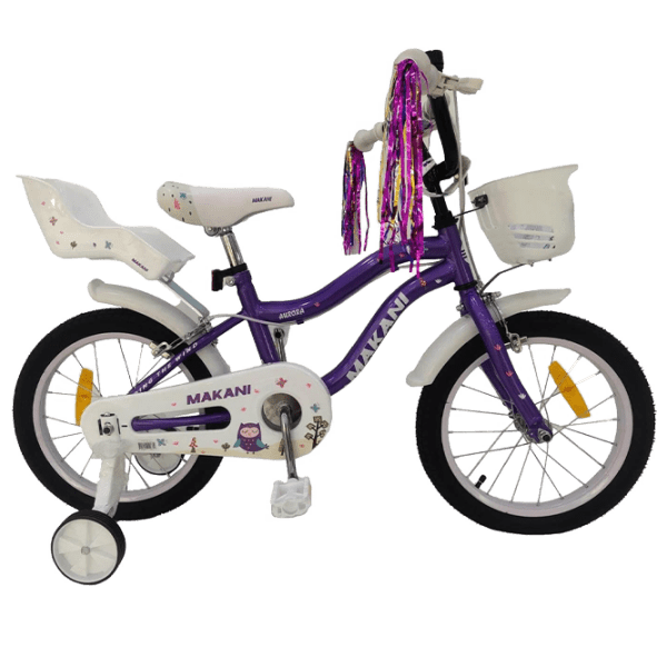 Bicicletă Makani Aurora 16" Violet White Oțel / Pentru copii photo 1