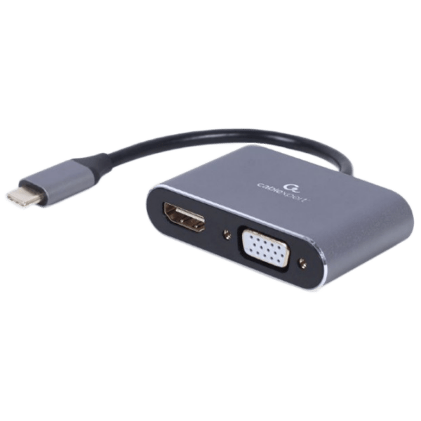 Adapter Cablexpert A-USB3C-HDMIVGA-01 Grey USB Type-C photo 1
