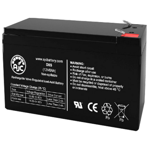 Аккумуляторная батарея для ИБП Ultra Power HR12-34W 12 В 8 Ач Черный  photo 1