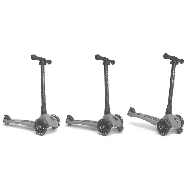 Детский трёхколёсный самокат Scoot and Ride Highway Kick 3 Led (96345) Зелёный 3 года, 50 кг, Полиуретановые photo 3