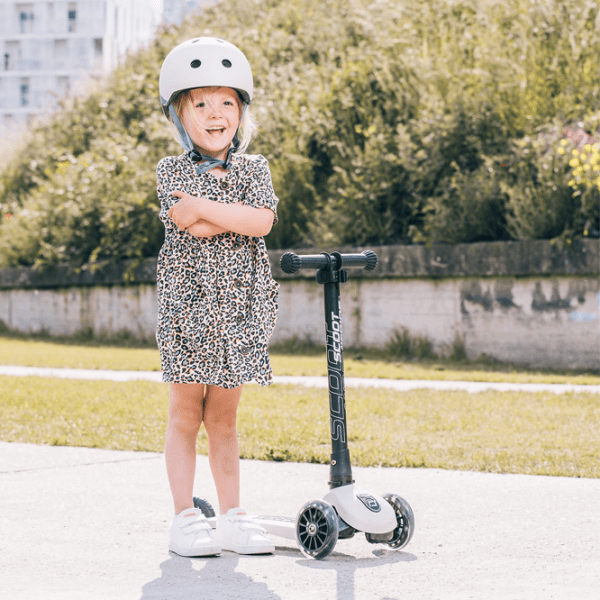 Детский трёхколёсный самокат Scoot and Ride Highway Kick 3 Led (96345) Зелёный 3 года, 50 кг, Полиуретановые photo 4