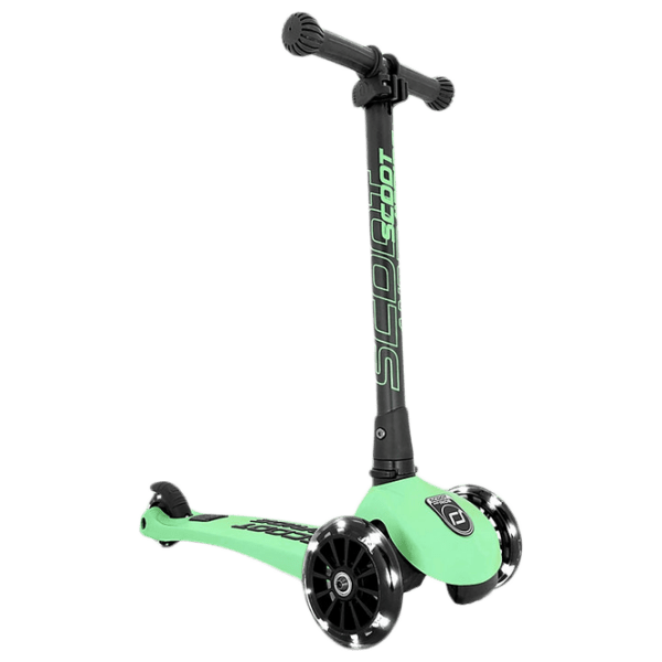 Детский трёхколёсный самокат Scoot and Ride Highway Kick 3 Led (96359) Зелёный 3 года, 50 кг, Полиуретановые photo 1