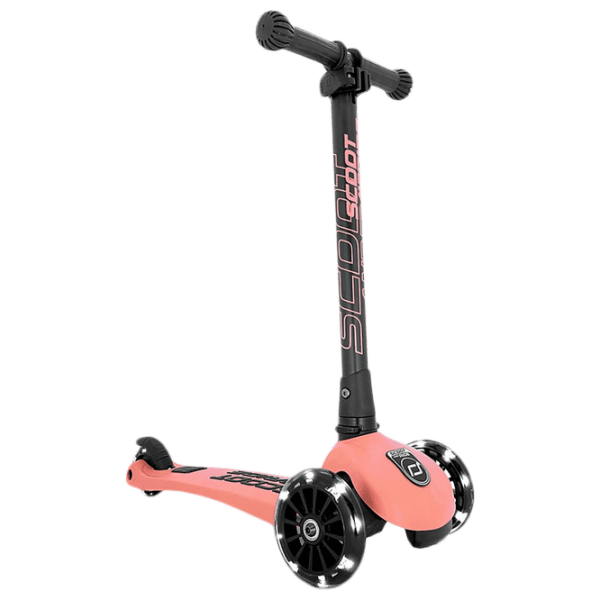 Детский трёхколёсный самокат Scoot and Ride Highway Kick 3 Led (96357) Розовый 3 года, 50 кг, Полиуретановые photo 1