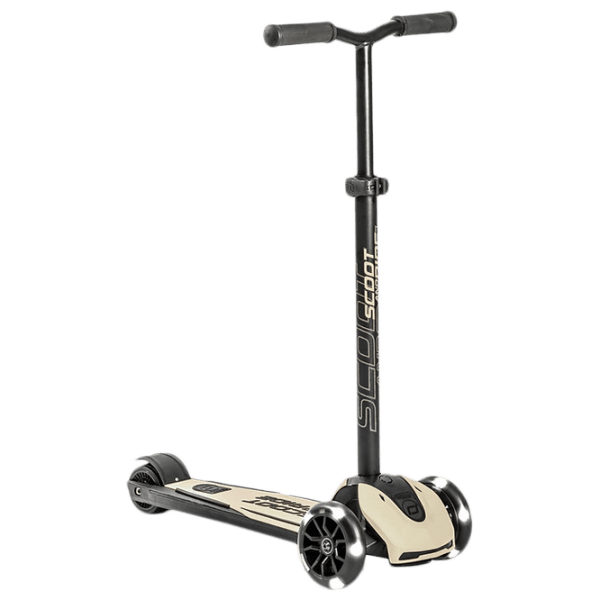 Trotinetă pentru copii cu trei roți Scoot and Ride Highway Kick 5 Led (96440) Beige 5 ani, 80 kg, Din PU photo 1