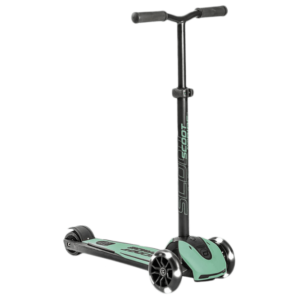 Trotinetă pentru copii cu trei roți Scoot and Ride Highway Kick 5 Led (96438) Green 5 ani, 80 kg, Din PU photo 1