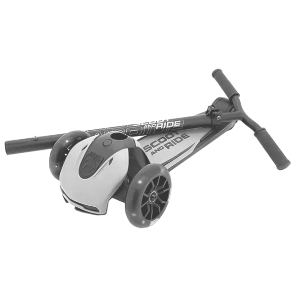 Trotinetă pentru copii cu trei roți Scoot and Ride Highway Kick 5 Led (96438) Green 5 ani, 80 kg, Din PU photo 3
