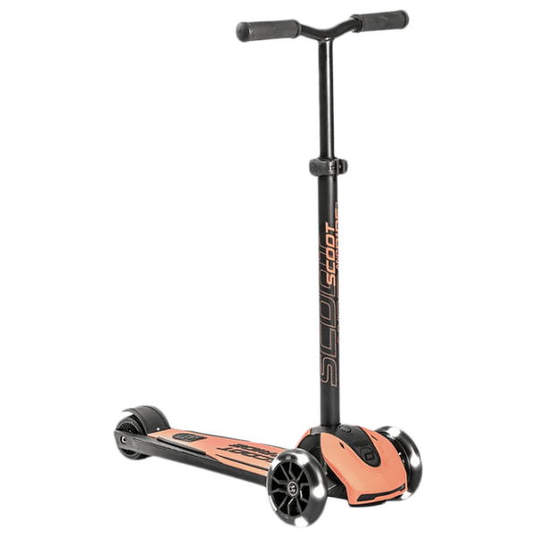 Trotinetă pentru copii cu trei roți Scoot and Ride Highway Kick 5 Led (96436) Orange 5 ani, 80 kg, Din PU photo 1
