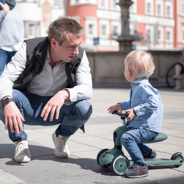 Trotinetă pentru copii cu trei roți Scoot and Ride Highway Kick 1 (96069) Green 1 an, 50 kg, Din PU photo 5