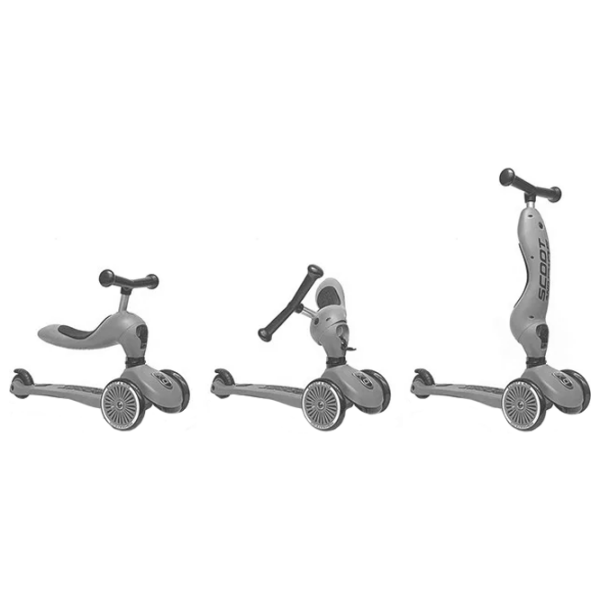 Trotinetă pentru copii cu trei roți Scoot and Ride Highway Kick 1 (96354) Yellow 1 an, 50 kg, Din PU photo 3