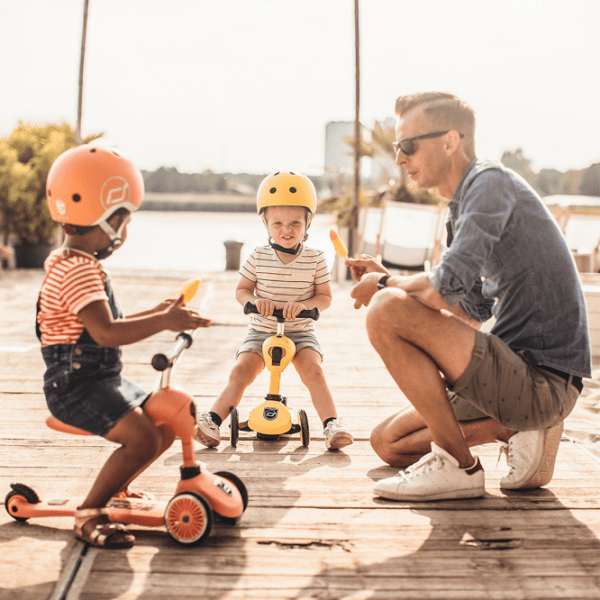 Trotinetă pentru copii cu trei roți Scoot and Ride Highway Kick 1 (96354) Yellow 1 an, 50 kg, Din PU photo 5