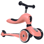Детский трёхколёсный самокат Scoot and Ride Highway Kick 1 (96353) Розовый 1 год, 50 кг, Полиуретановые