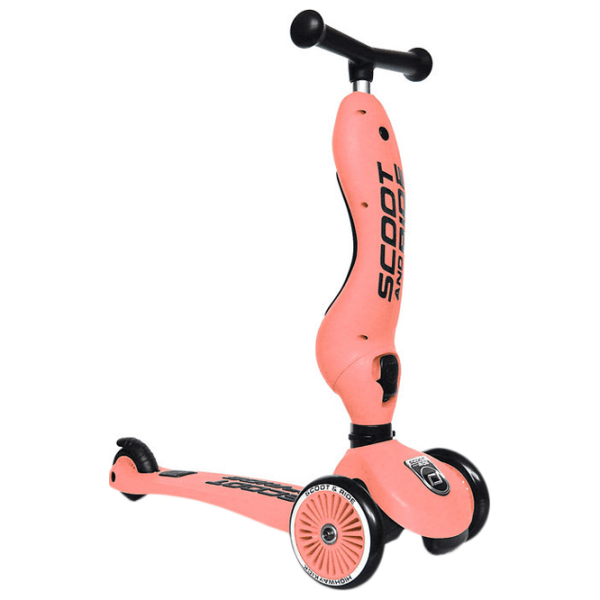 Trotinetă pentru copii cu trei roți Scoot and Ride Highway Kick 1 (96353) Pink 1 an, 50 kg, Din PU photo 2