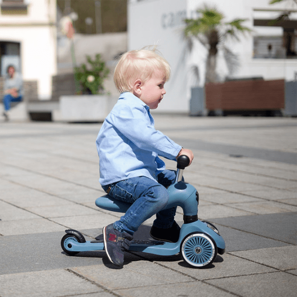 Trotinetă pentru copii cu trei roți Scoot and Ride Highway Kick 1 (96069) 96271 1 an, 50 kg, Din PU photo 5