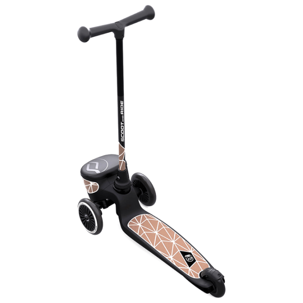 Детский трёхколёсный самокат Scoot and Ride Highway Kick 2 Lifestyle (96526) Коричневый 2 года, 50 кг, Полиуретановые photo 2