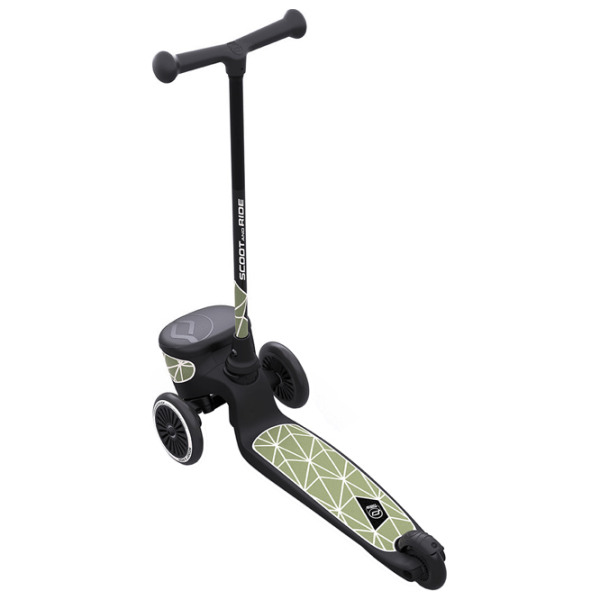 Детский трёхколёсный самокат Scoot and Ride Highway Kick 2 Lifestyle (96525) Зелёный 2 года, 50 кг, Полиуретановые photo 2