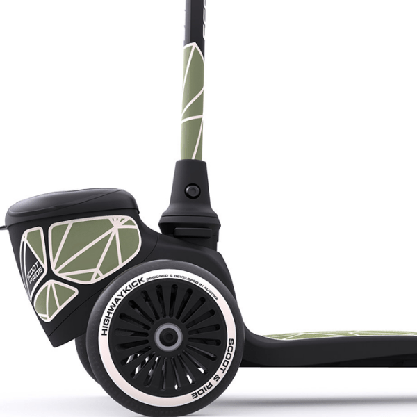 Детский трёхколёсный самокат Scoot and Ride Highway Kick 2 Lifestyle (96525) Зелёный 2 года, 50 кг, Полиуретановые photo 3