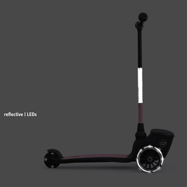 Детский трёхколёсный самокат Scoot and Ride Highway Kick 2 Lifestyle (96528) Розовый 2 года, 50 кг, Полиуретановые photo 6