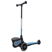 Детский трёхколёсный самокат Scoot and Ride Highway Kick 2 Lifestyle (96527) Синий 2 года, 50 кг, Полиуретановые