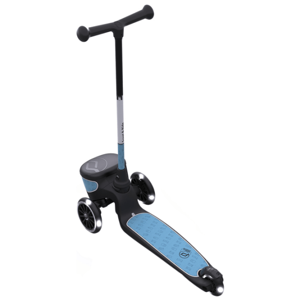 Детский трёхколёсный самокат Scoot and Ride Highway Kick 2 Lifestyle (96527) Синий 2 года, 50 кг, Полиуретановые photo 2