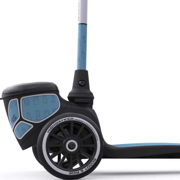 Детский трёхколёсный самокат Scoot and Ride Highway Kick 2 Lifestyle (96527) Синий 2 года, 50 кг, Полиуретановые photo 3