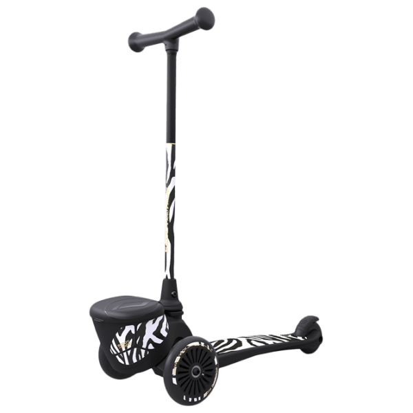 Детский трёхколёсный самокат Scoot and Ride Highway Kick 2 Lifestyle (96523) Черный 2 года, 50 кг, Полиуретановые photo 1