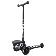 Trotinetă pentru copii cu trei roți Scoot and Ride Highway Kick 2 Lifestyle (96523) Black 2 ani, 50 kg, Din PU