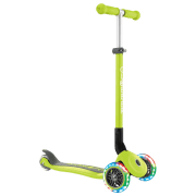 Детский трёхколёсный самокат Globber Primo Foldable Lights (7239-002) Зелёный 3 года, 50 кг, Полиуретановые