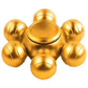 Spinner Fidget Toys 6 Balls Gold 