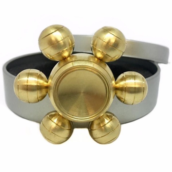 Spinner Fidget Toys 6 Balls Gold  photo 2