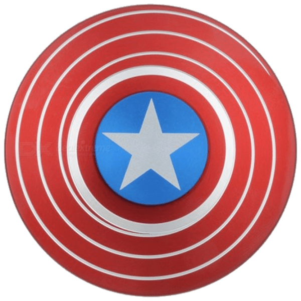 Spinner Fidget Toys Captain America Red  photo 1