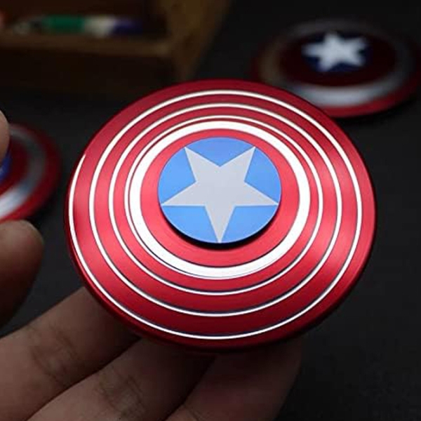 Spinner Fidget Toys Captain America Red  photo 2