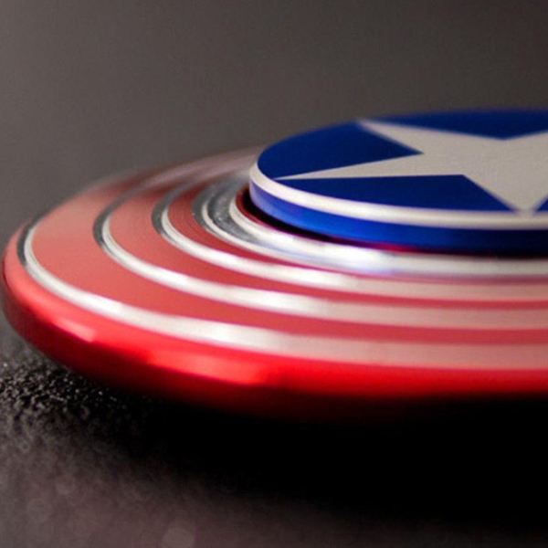 Spinner Fidget Toys Captain America Red  photo 4