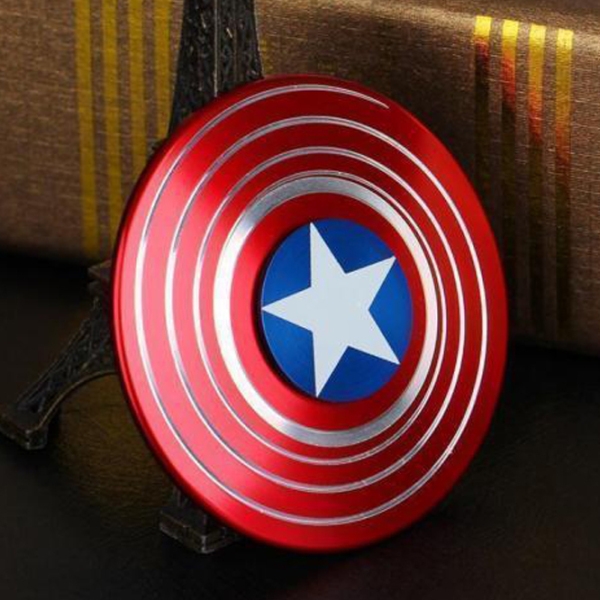 Spinner Fidget Toys Captain America Red  photo 5